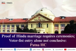 Voter-list entry not conclusive proof of marriage