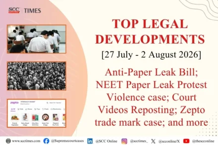 Weekly Legal Developments India