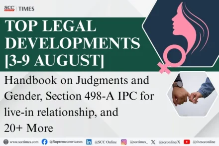 weekly legal developments India