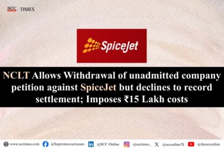 company petition under S. 9 IBC against SpiceJet