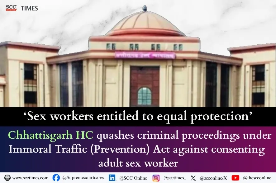 criminal proceedings against consenting adult sex worker
