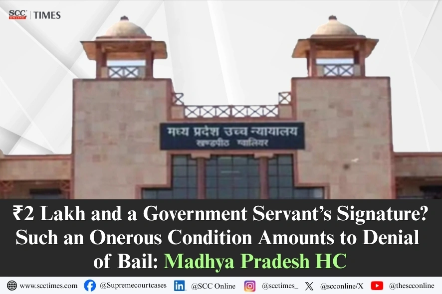 onerous bail condition denial of bail