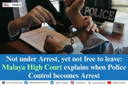 police control amounts to arrest