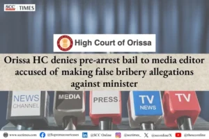 pre-arrest bail to media editor