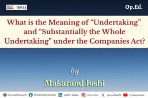 undertaking under Companies Act 2013