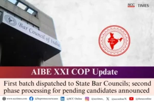 AIBE XXI COP dispatch