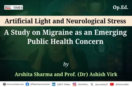 Artificial light pollution and migraine