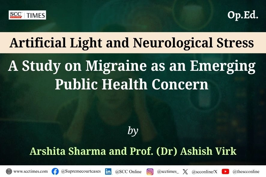 Artificial light pollution and migraine