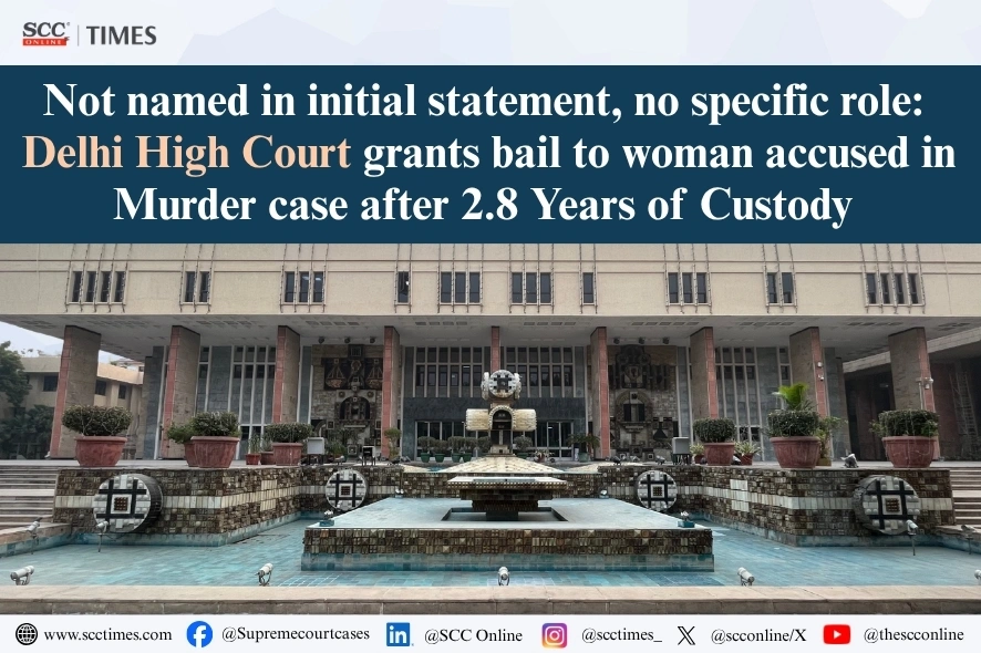 Bail to Woman Accused in Murder Case
