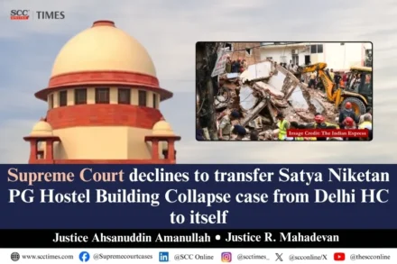 Satya Niketan PG Hostel Collapse