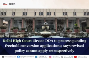 DDA freehold conversion applications
