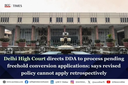 DDA freehold conversion applications