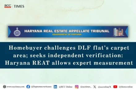 DLF apartment carpet area dispute under RERA