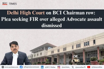 Delhi HC on BCI Chairman row