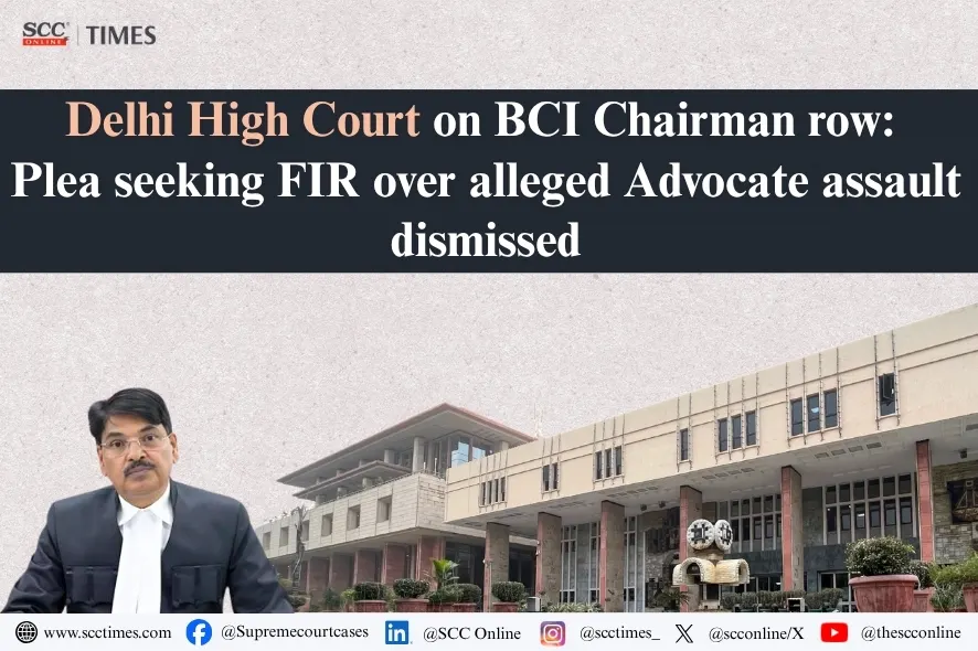 Delhi HC on BCI Chairman row
