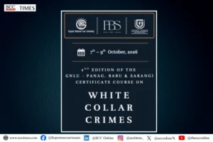 GNLU White Collar Crimes Certificate Course