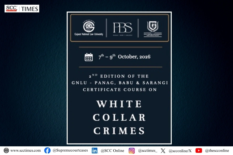 GNLU White Collar Crimes Certificate Course