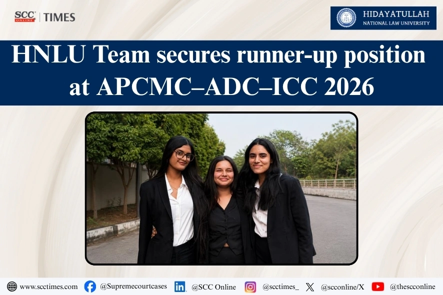 HNLU Team Runner-Up APCMC ADC ICC 2026