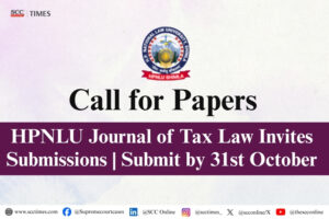 HPNLU Journal of Tax Law Call for Papers 2026