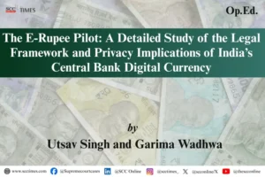 India e-rupee legal framework