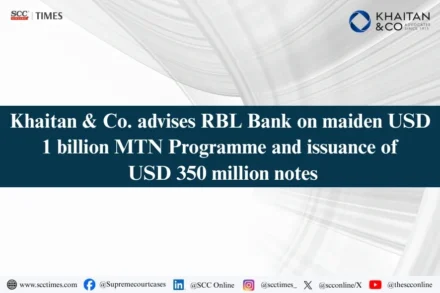 Khaitan & Co RBL Bank MTN Programme