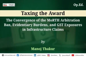 MoRTH arbitration ban