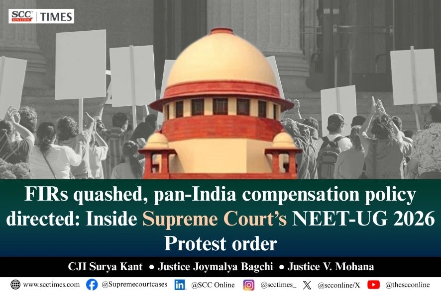 NEET-UG 2026 protests Supreme Court FIRs