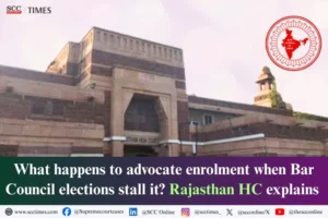 Rajasthan bar council pending enrollment application