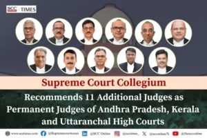 SC Collegium recommendations