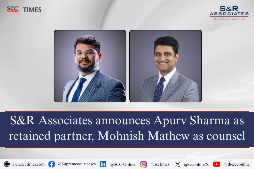 S&R Associates: Apurv Sharma Elevated to Retained Partner