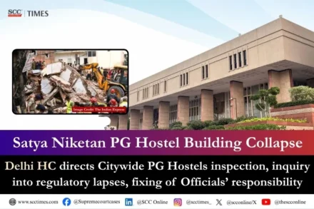 Satya Niketan PG Hostel Building Collapse