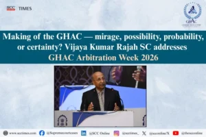 Vijaya Kumar Rajah at GHAC Arbitration Week 2026