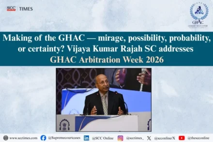 Vijaya Kumar Rajah at GHAC Arbitration Week 2026