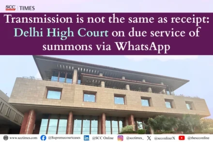 WhatsApp service of summons