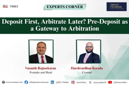 pre-deposit before arbitration