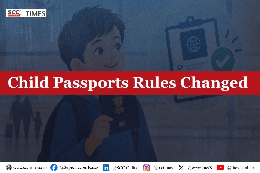 MEA: India Child Passport Validity 2026 Rules Set to 5 Years or Age 18