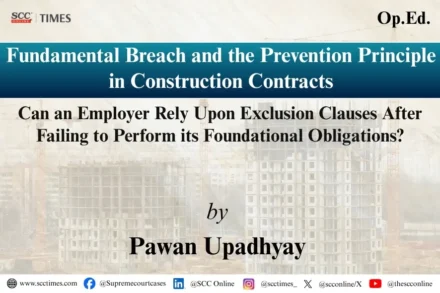 prevention principle in construction contracts