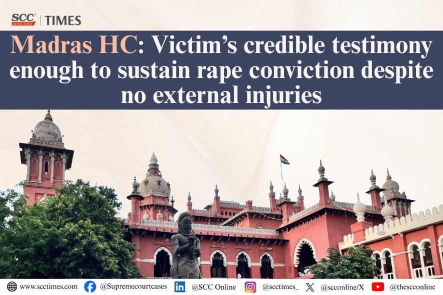 rape conviction no external injury