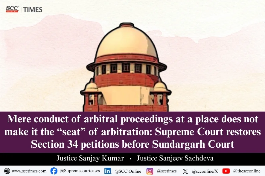 seat of arbitration