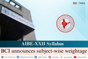 BCI AIBE-XXII syllabus