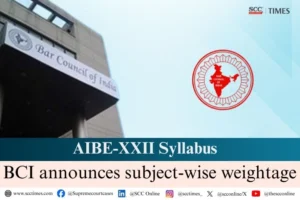 BCI AIBE-XXII syllabus