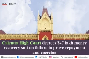 Calcutta High Court money recovery suit