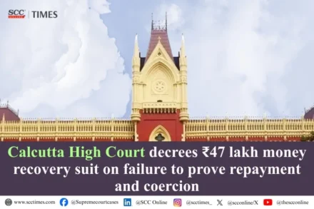 Calcutta High Court money recovery suit