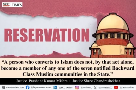 Conversion to Islam Reservation