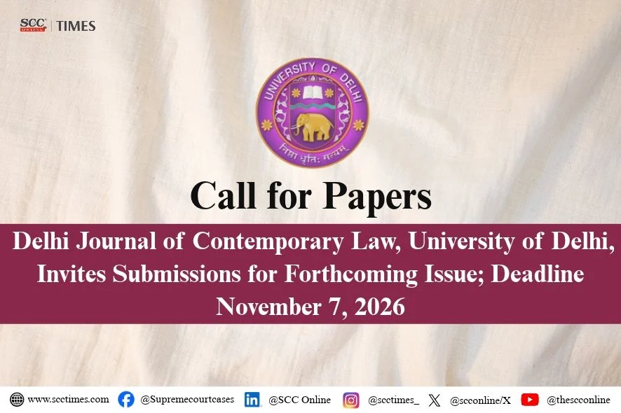 Delhi Journal of Contemporary Law Call for Papers 2026