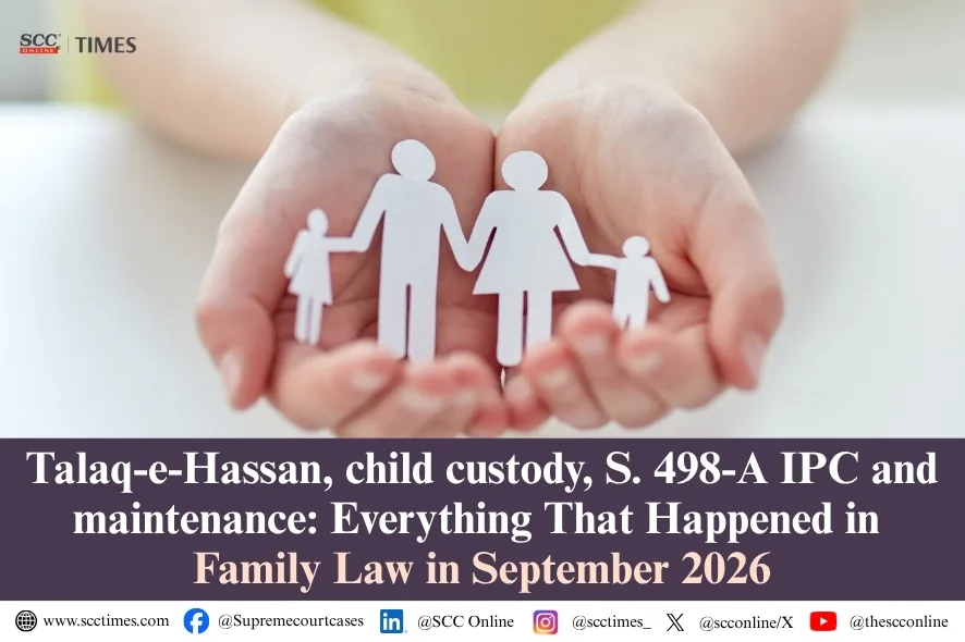 Family law Roundup September 2026