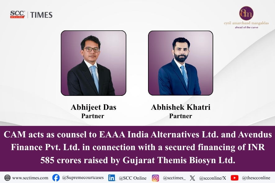 Gujarat Themis Biosyn: INR 585 Crore Secured Financing for Acquisition