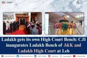 Inauguration of Ladakh Bench of High Court