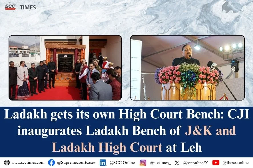Inauguration of Ladakh Bench of High Court