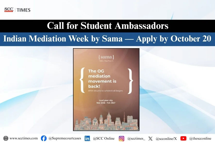 Indian Mediation Week Student Ambassadors